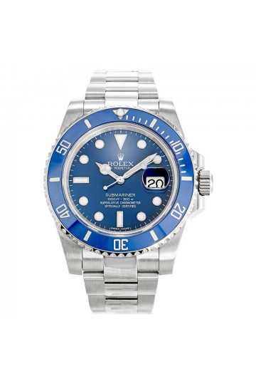 Replique Montre Rolex Submariner Bleu 116619LB